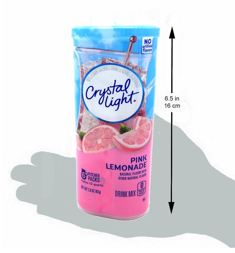 Crystal Light Pink Lemonade Drink Mix, 12-Quart 2.9-Ounce Canister (Pack Of 3) - Image 5